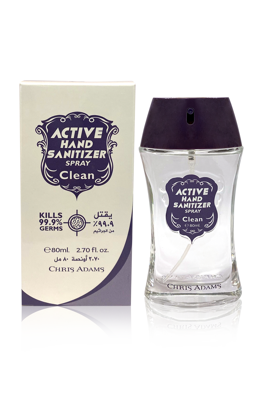 ACTIVE HAND SANITIZER SPRAY 80 ML CLEAN